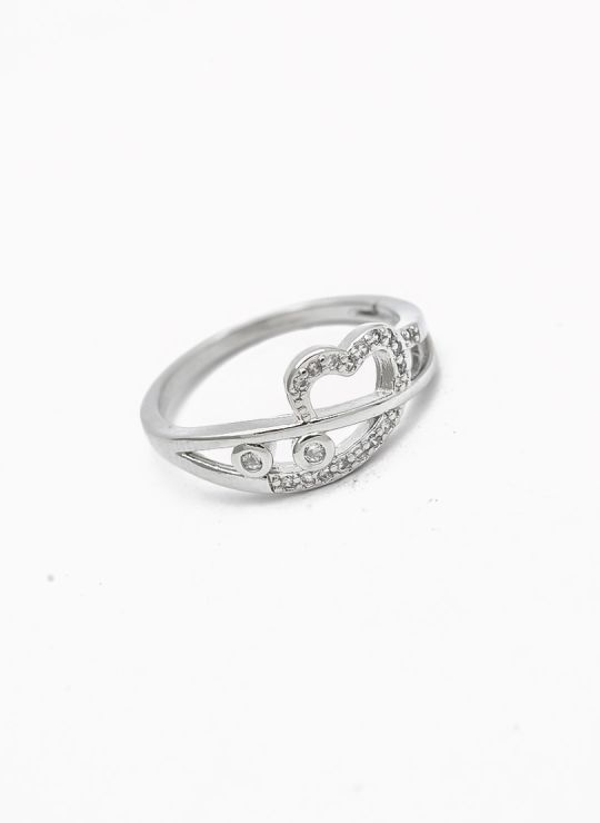 ANILLO GRADUABLE RODIO XUPING YXZ CRISTALES