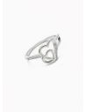 ANILLO GRADUABLE RODIO XUPING YXZ CRISTALES
