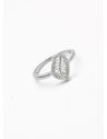 ANILLO GRADUABLE RODIO XUPING YXZ CRISTALES