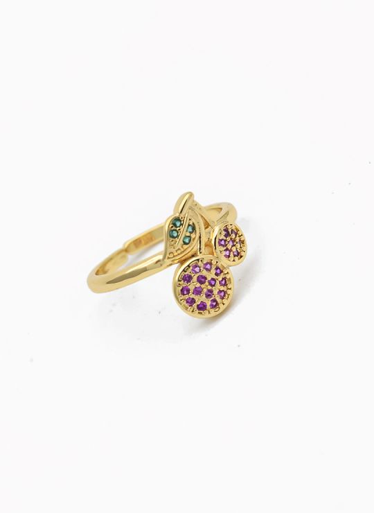 ANILLO GRADUABLE RODIO XUPING YXZ CRISTALES