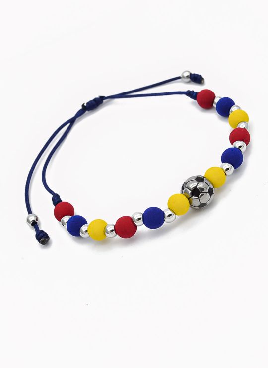 PULSERA COLOMBIA / BRAZALETE EN RODIO CON MICROCIRCONES