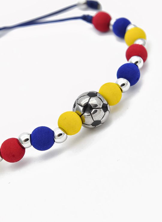 PULSERA COLOMBIA / BRAZALETE EN RODIO CON MICROCIRCONES