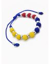 PULSERA COLOMBIA / BRAZALETE EN RODIO CON MICROCIRCONES