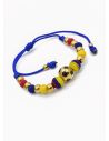 PULSERA COLOMBIA / BRAZALETE EN RODIO CON MICROCIRCONES