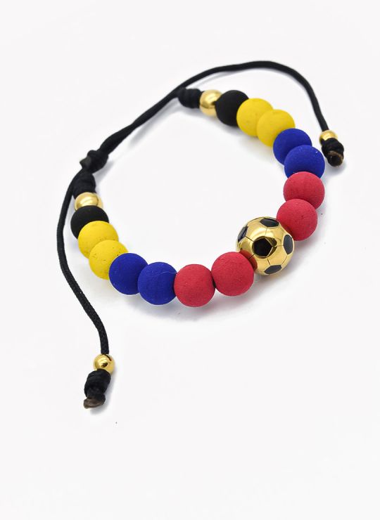 PULSERA COLOMBIA / BRAZALETE EN RODIO CON MICROCIRCONES