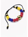 PULSERA COLOMBIA / BRAZALETE EN RODIO CON MICROCIRCONES