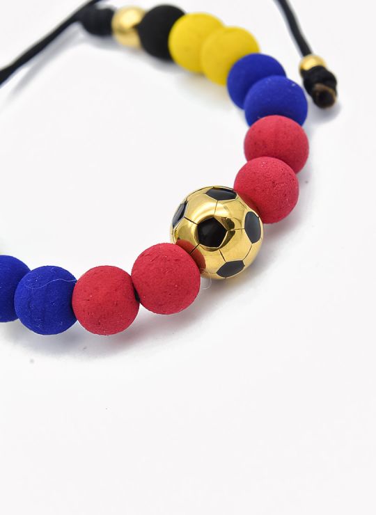 PULSERA COLOMBIA / BRAZALETE EN RODIO CON MICROCIRCONES