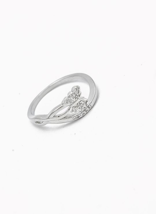 ANILLO GRADUABLE RODIO XUPING YXZ CRISTALES