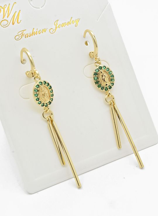 ARETES RODIO MARCA XUPING MICROCIRCONES /YSX