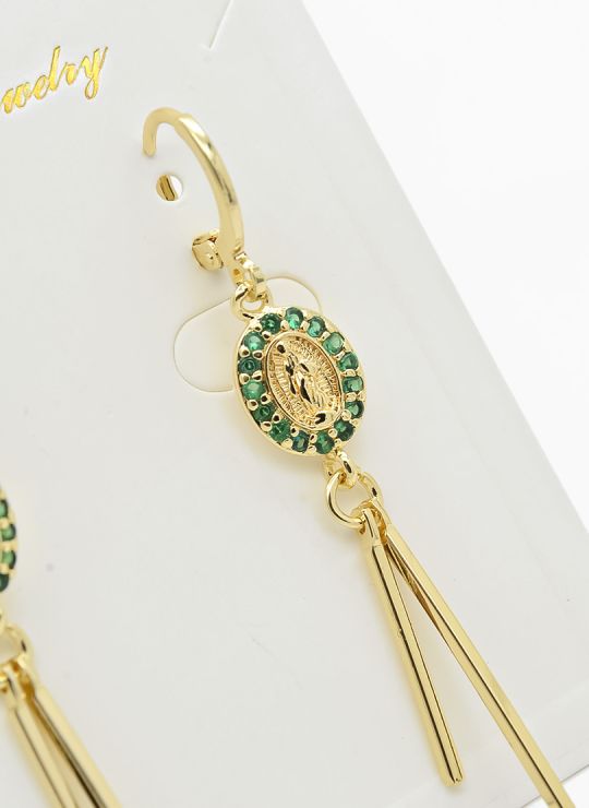 ARETES RODIO MARCA XUPING MICROCIRCONES /YSX