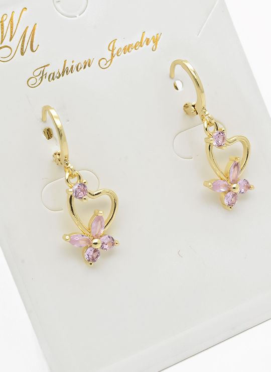 ARETES RODIO MARCA XUPING MICROCIRCONES /YSX