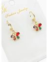 ARETES RODIO MARCA XUPING MICROCIRCONES /YSX