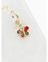 ARETES RODIO MARCA XUPING MICROCIRCONES /YSX