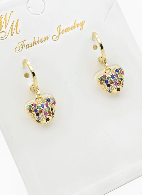ARETES RODIO MARCA XUPING MICROCIRCONES /YSX