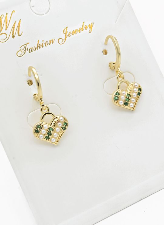 ARETES RODIO MARCA XUPING MICROCIRCONES /YSX