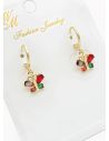 ARETES RODIO MARCA XUPING MICROCIRCONES /YSX