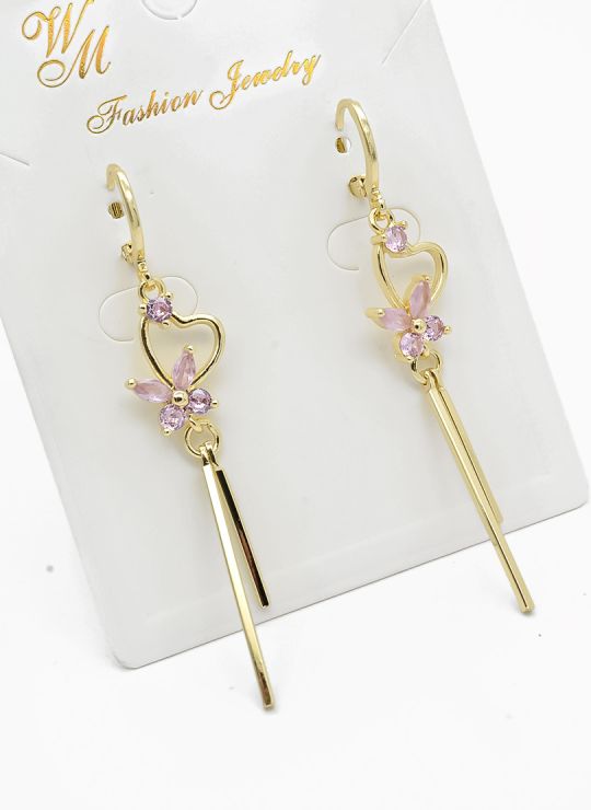 ARETES RODIO MARCA XUPING MICROCIRCONES /YSX