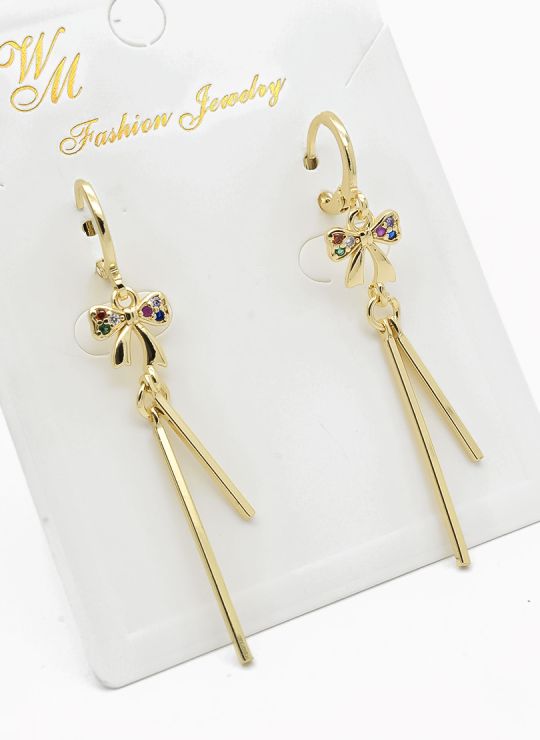 ARETES RODIO MARCA XUPING MICROCIRCONES /YSX