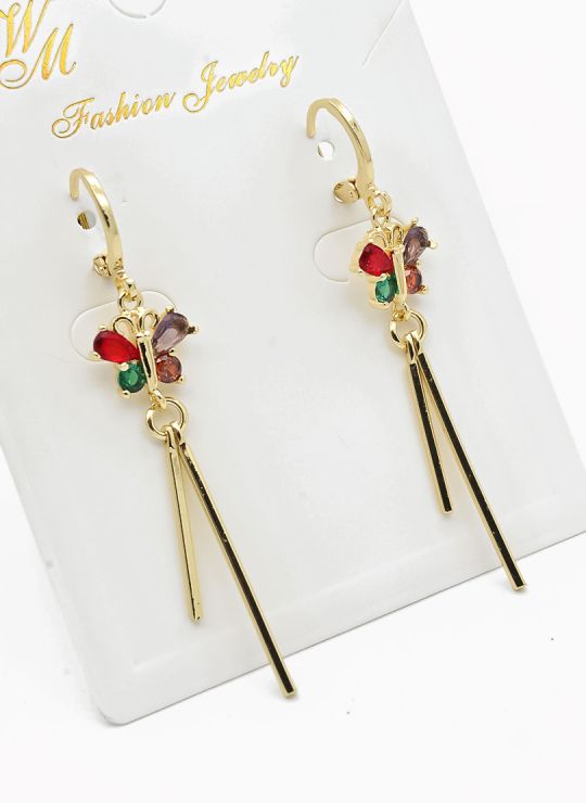 ARETES RODIO MARCA XUPING MICROCIRCONES /YSX