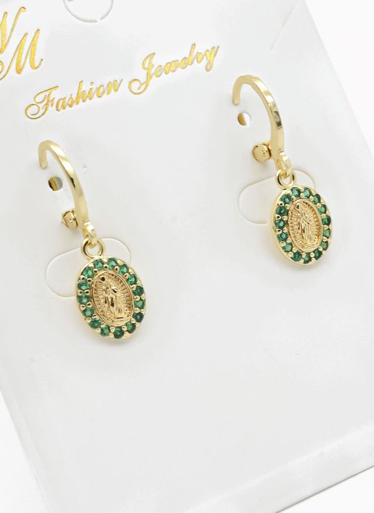 ARETES RODIO MARCA XUPING MICROCIRCONES /YSX