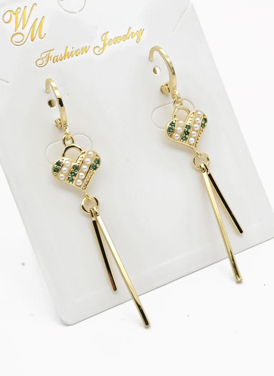 ARETES RODIO MARCA XUPING MICROCIRCONES /YSX