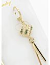 ARETES RODIO MARCA XUPING MICROCIRCONES /YSX
