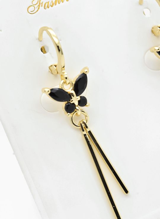 ARETES RODIO MARCA XUPING MICROCIRCONES /YSX