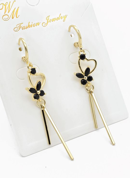 ARETES RODIO MARCA XUPING MICROCIRCONES /YSX