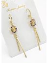 ARETES RODIO MARCA XUPING MICROCIRCONES /YSX