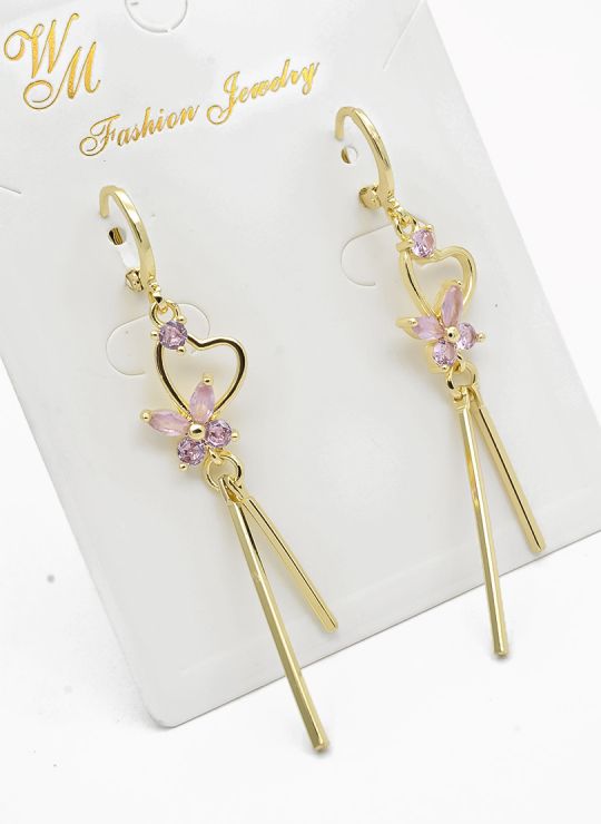 ARETES RODIO MARCA XUPING MICROCIRCONES /YSX