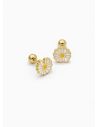 ARETES RODIO MARCA XUPING MICROCIRCONES /YSX