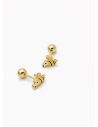ARETES RODIO MARCA XUPING MICROCIRCONES /YSX