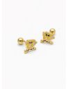 ARETES RODIO MARCA XUPING MICROCIRCONES /YSX