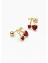 ARETES RODIO MARCA XUPING MICROCIRCONES /YSX