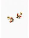 ARETES RODIO MARCA XUPING MICROCIRCONES /YSX