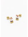 ARETES RODIO MARCA XUPING MICROCIRCONES /YSX