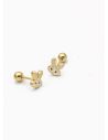 ARETES RODIO MARCA XUPING MICROCIRCONES /YSX