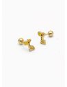 ARETES RODIO MARCA XUPING MICROCIRCONES /YSX