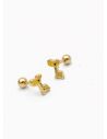 ARETES RODIO MARCA XUPING MICROCIRCONES /YSX