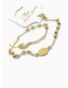 PULSERA COMBINADA EN ACERO INOXIDABLE 316L