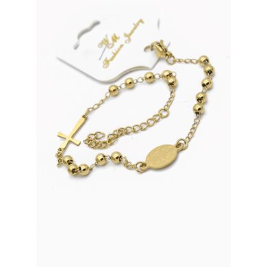 PULSERA COMBINADA EN ACERO INOXIDABLE 316L