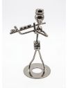 ADORNO METALICO ESPECIAL MUSICO PARA ESCRITORIO 16CMS 