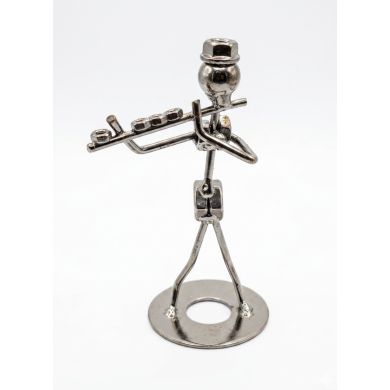 ADORNO METALICO ESPECIAL MUSICO PARA ESCRITORIO 16CMS 