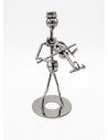 ADORNO METALICO ESPECIAL MUSICO PARA ESCRITORIO 16CMS 