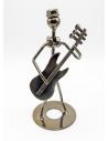 ADORNO METALICO ESPECIAL MUSICO PARA ESCRITORIO 16CMS 