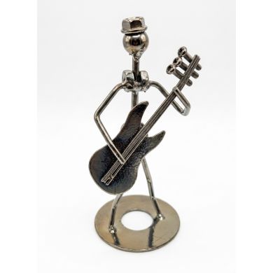 ADORNO METALICO ESPECIAL MUSICO PARA ESCRITORIO 16CMS 