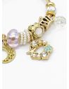 PULSERA TIPO PANDORA BRAZALETE EN RODIO CON MICROCIRCONES