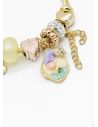 PULSERA TIPO PANDORA BRAZALETE EN RODIO CON MICROCIRCONES