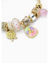 PULSERA TIPO PANDORA BRAZALETE EN RODIO CON MICROCIRCONES