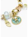 PULSERA TIPO PANDORA BRAZALETE EN RODIO CON MICROCIRCONES